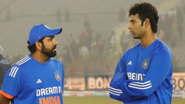 T20 World Cup 2024 : Rohit Sharma talks with Shivam Dube as he might play in world cup 