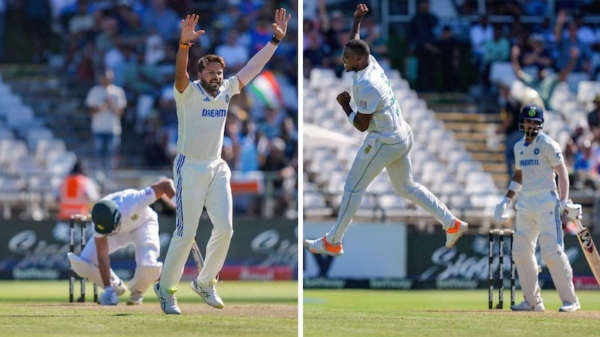 INDIA vs SOUTH AFRICA 2nd Test : 23 wickets fall on Day 1 in Cape Town became a new record 