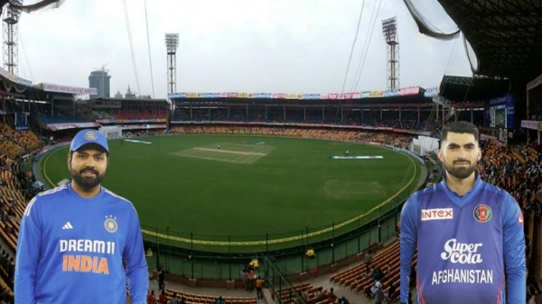 India vs Afghanistan pitch report : Bengaluru Chinnaswamy stadium pitch to help India batters 