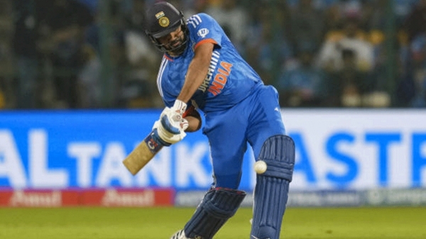 India vs Afghanistan : Rohit Sharma chants across Bengaluru Chinnasamy stadium 