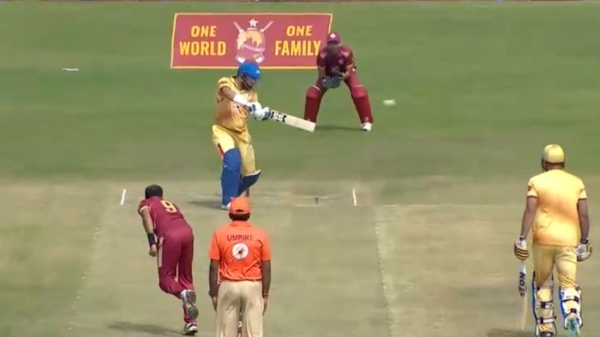 One family vs one world charity cricket match- sachin tendulkar and yuvraj singh shines in high scoring game