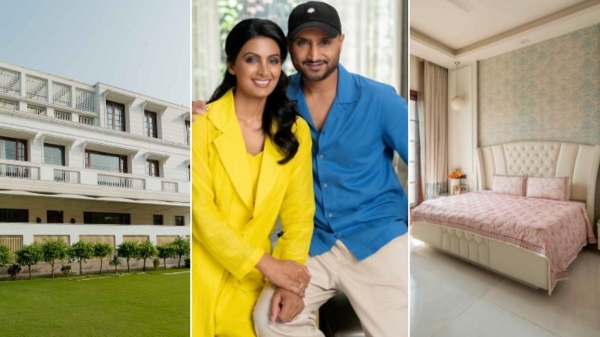 Indian former cricketer Harbhajan Singh constructed a beautiful house in Punjab and price of the house is Rs.7 Crore 