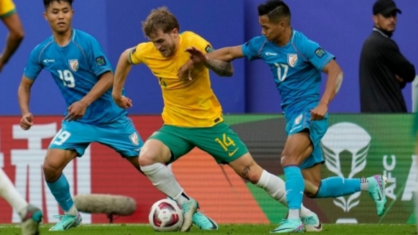 AFC Asian cup Football - Australia thrash india by 2-0 in opening game of group b 