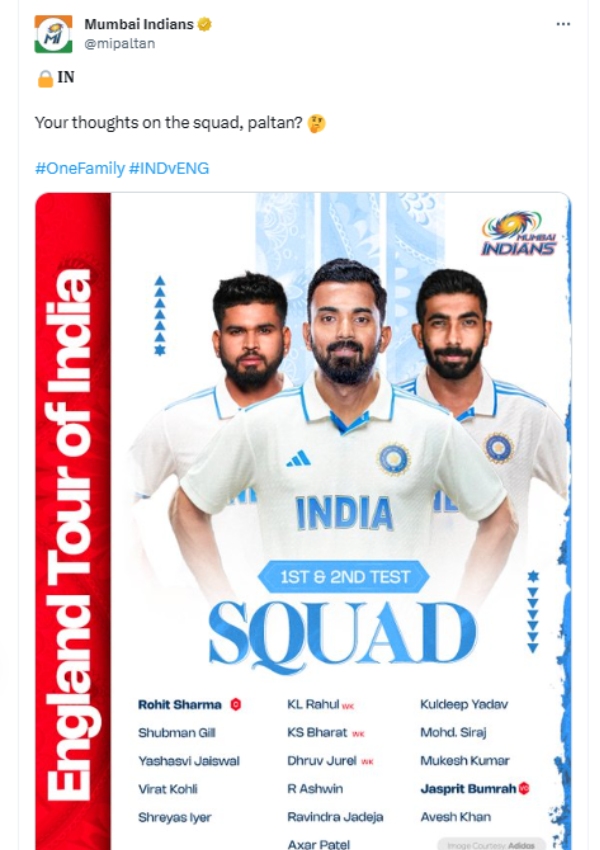 IPL 2024 : Mumbai Indians refused to use Rohit Sharma image in poster 