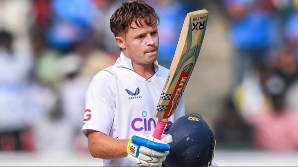 India vs England : Ollie Pope uses Reverse sweep to tackle Indias spin bowling 