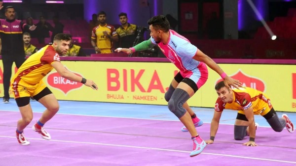 Pro Kabaddi League 2023 match 67 result : Telugu Titans got defeated by Jaipur Pink Panthers 