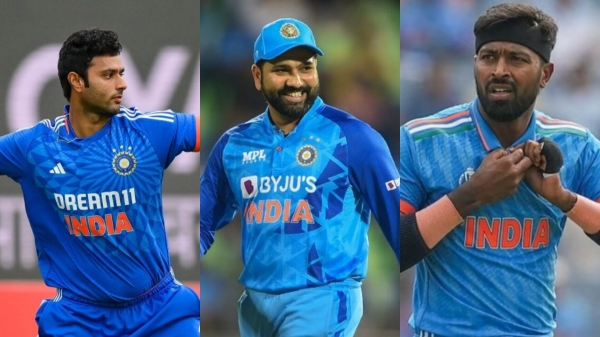 India vs afghanistan- CSK All rounder Shivam dube gave tough fight to hardik pandya 