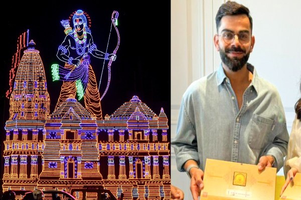 Virat Kohli, Sachin Tendulkar, Anil Kumble and Jadeja reached Ayodhya for the Ram Temple Pran Prathishtha 