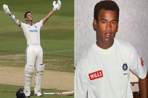 India vs England - Vinod Kambli hits double century vs England much likes jaiswal 