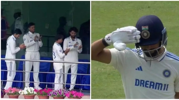  India vs England : Dhruv Jurel got standing ovation from Indian teammates 