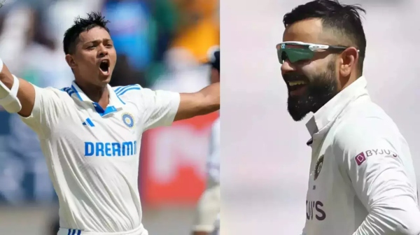 IND vs ENG : Yashasvi Jaiswal equals Virat Kohli record for the most runs by a Indian in a Test series against England 