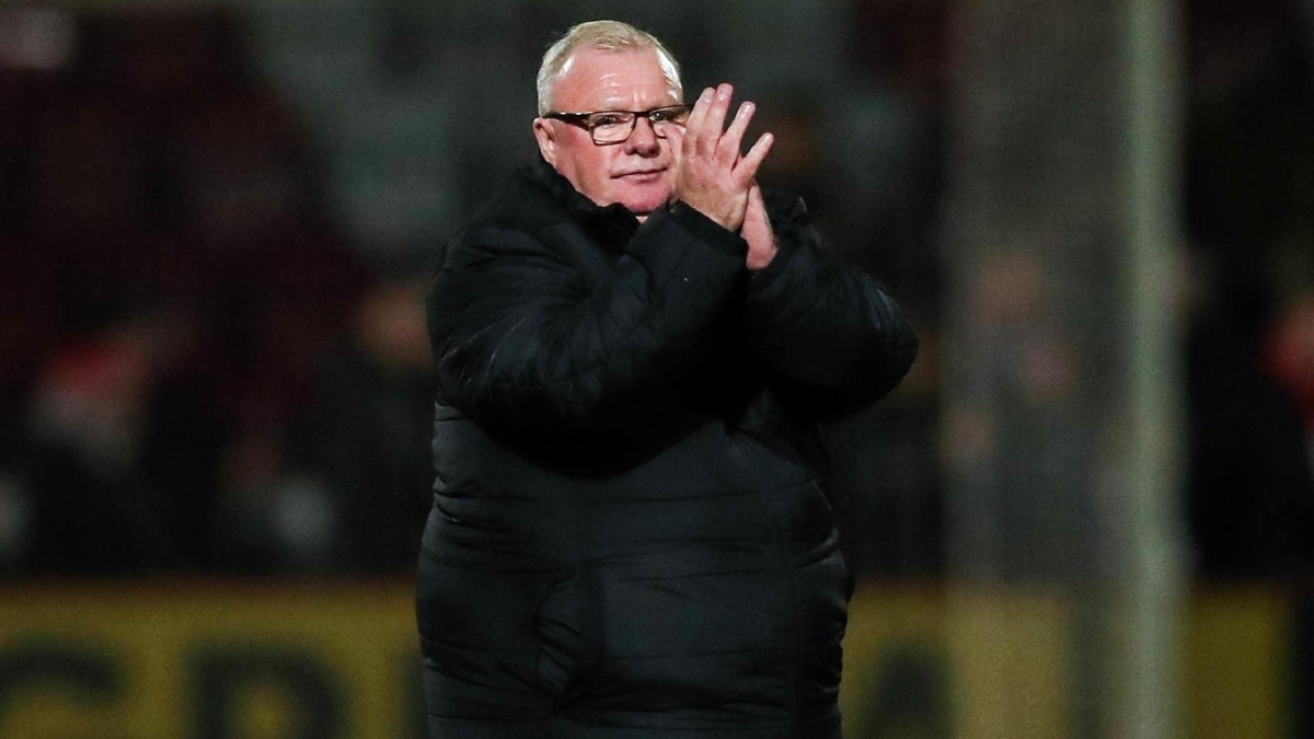 Stevenage manager Steve Evans