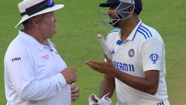 India vs England : Ravichandran Ashwin had a lengthy chat with umpire after day 1 stumps India vs England : Ravichandran Ashwin had a lengthy chat with umpire after day 1 stumps