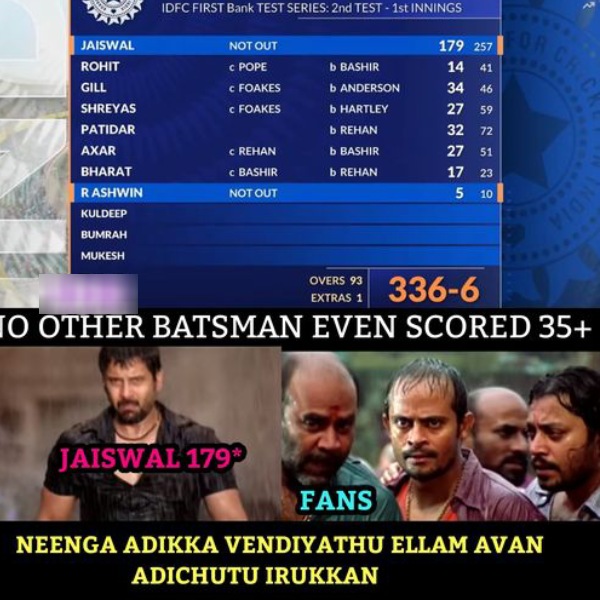 IND vs ENG : Fantastic memes from Social Media after India Scored 336 runs on the day 1 of the 2nd Test against England 