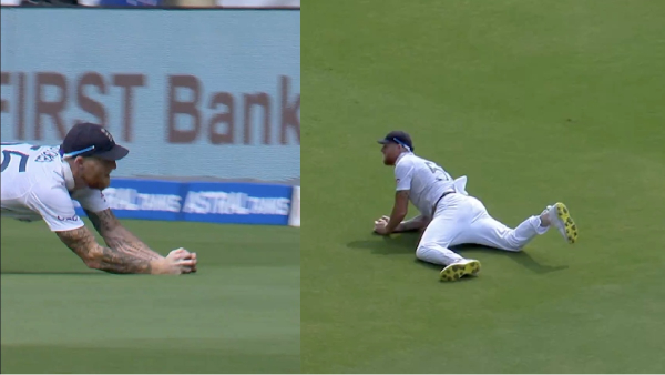 India vs England test - Ben stokes unruly behaviour towards crowd after getting shreyas catch