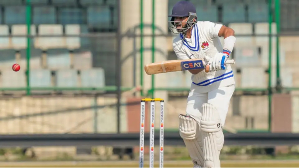 Ajinkya Rahane called back to resume the batting by Assam after given out by the umpire for obstructing the Field in the Ranji Trophy 