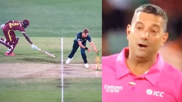  AUS vs WI : Umpire refused to give run out to Alzarri Joseph 