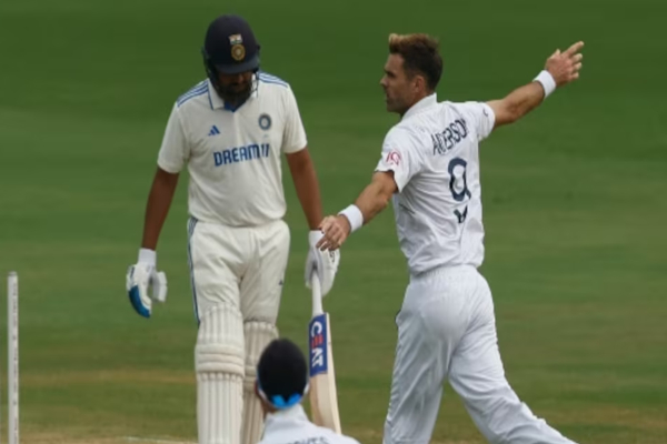 IND vs ENG : Rohit Sharma got out for 13 runs to Anderson in 2nd innings of the Second test against England at Vizag 