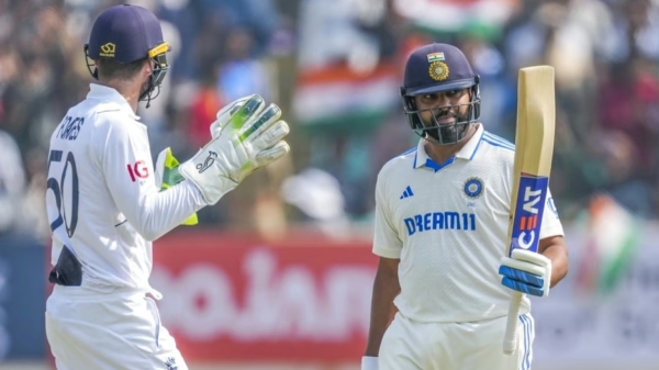 IND vs ENG : Rohit sharma Scored his 11thTest Century against England in the 3rd Test at Rajkot 