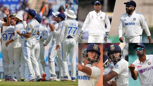 India vs England - Rohit sharma equals MS Dhoni record as Jaiswal - Ashwin - Dhruv jurel also achieved 