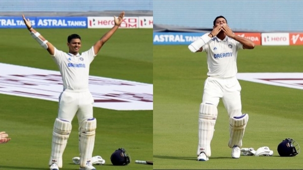 India vs England : Yashasvi Jaiswal clarifies that his kiss was for loved ones 