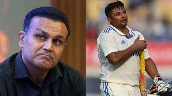 India vs England - Sarfaraz khan dismissed for Golden duck as india struggling 