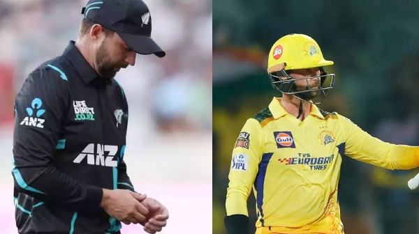 IPL 2024 : CSK Player Devon conway couldnt hold the bat in hand due to the thumb injury 