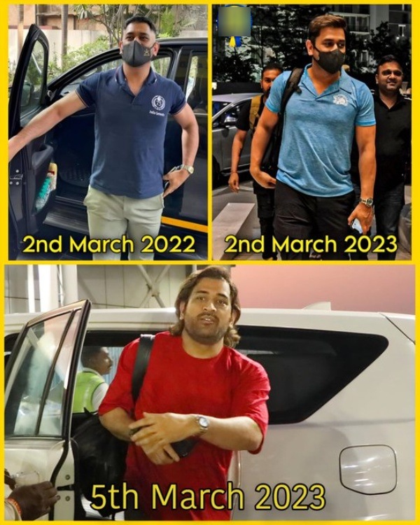 Fantastic Memes from Social Media after MS Dhoni reached Chennai to participate in the CSK practice camp for IPL 2024