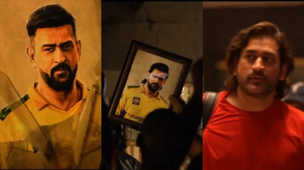 IPL 2024 MS Dhoni Chennai Super Kings relased Leo video on Dhoni arrival