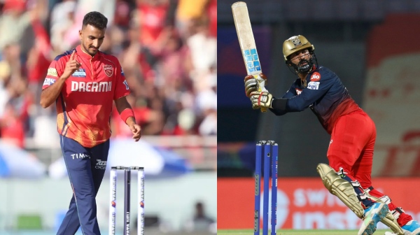 RCB vs PBKS News in Tamil RCB Batsmen Dinesh Karthik spoke the Scoop shot he hit against Harshal Patel