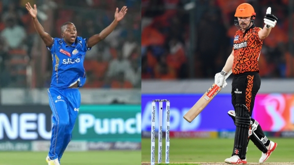 IPL 2024 SRH vs MI Travis Head finished the debutant Kwena Maphaka career