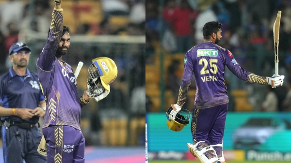 IPL 2024 RCB vs KKR I want to dedicate my fifty to my fiance and she is in the stands says KKR batsmen Venkatesh Iyer