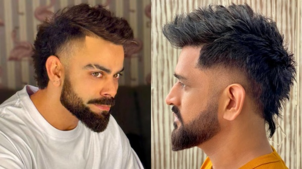 IPL 2024 CSK vs RCB Virat Kohli copied MS Dhoni hair style says fans