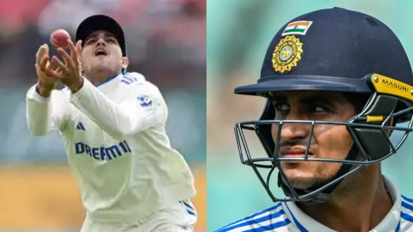 IND vs ENG Shubman Gill runs for 16 meters to get the Catch of Ben Duckett in the 5th Test against England at Dharamsala