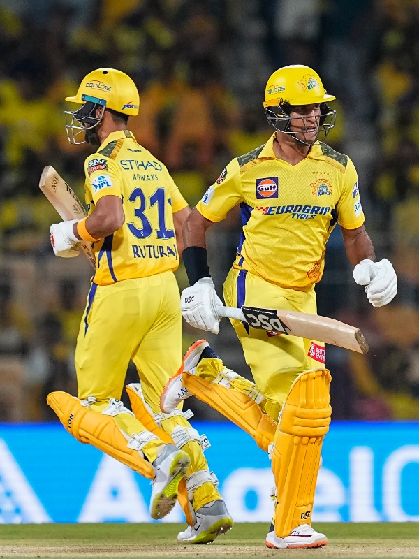 IPL 2024 - CSK set 207 runs as target after shivam dube massive innings