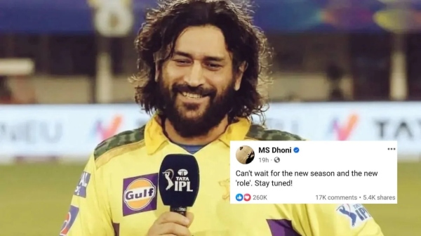 MS Dhoni facebook post about New role might be a advertisement strategy