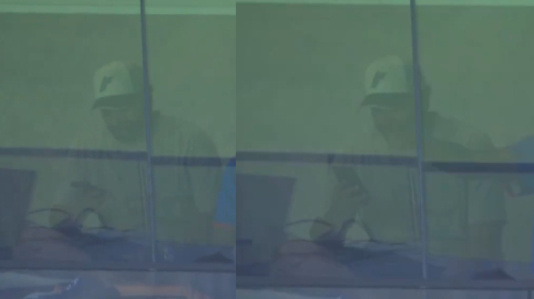 Ranji Trophy 2024 Final Rohit Sharma violates the rule and uses mobile phone in dressing room