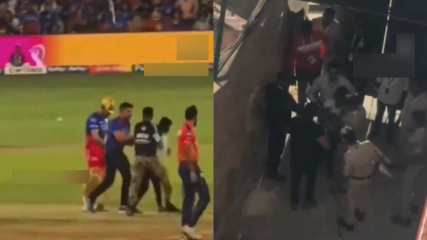 IPL 2024 - Virat kohli fan who touched his feet during match was attacked by police