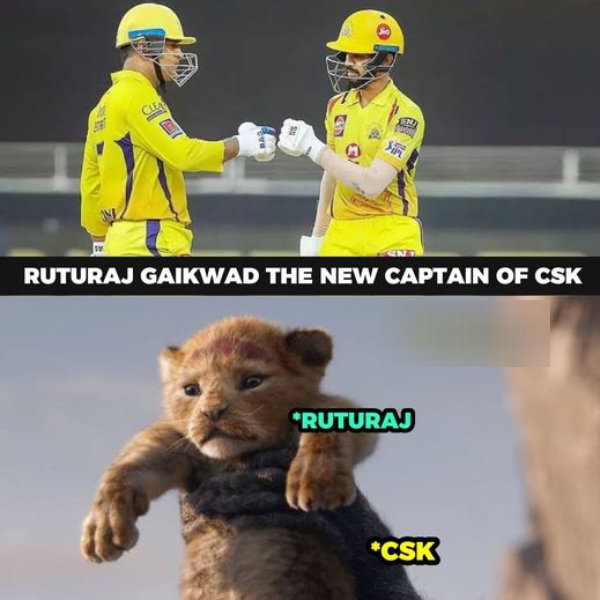 CSK vs RCB Fantastic Memes from Social Media after MS Dhoni handed over the CSK Captaincy to Ruturaj Gaikwad ahead of IPL 2024