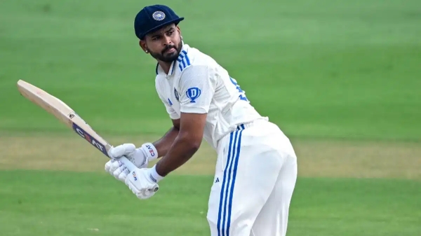 Mumbai Player Shreyas Iyer got out for 7 runs against Vidarbha in the final of the Ranji Trophy 2023-24