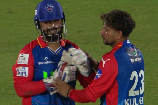 IPL 2024 - Kuldeep Yadav try to convince Rishabh pant and did this for DRS