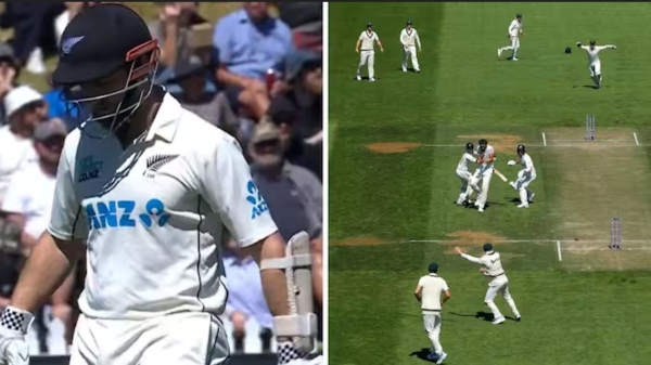 NZ vs AUS : Kane Williamson is run out in test cricket for the first time in the 12 years 