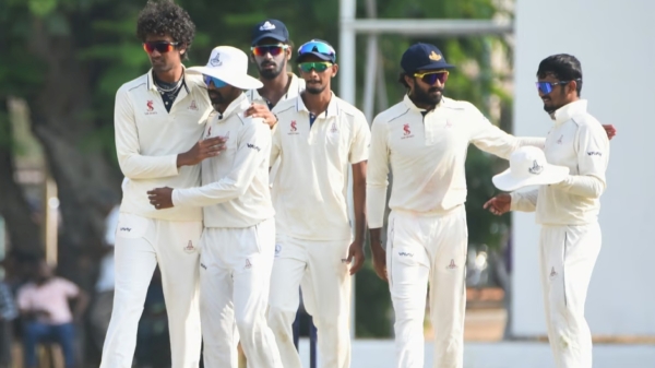 Ranji Trophy 2024 Semi Final Tamilnadu all out for just 146 against Mumbai