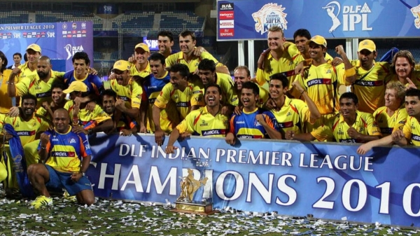 IPL - CSK won the first cup in 2010 by beating mumbai indians