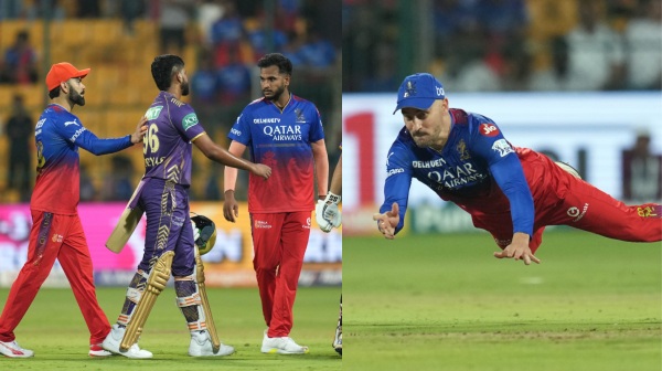 IPL 2024 RCB vs KKR Narine and Salt took the game away from us in the first 6 overs says RCB Captain Du Plessis