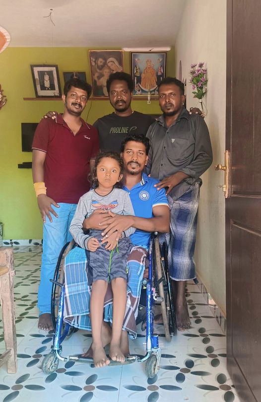 Cricket- Tamilnadu Wheel chair cricketer Jeyan alt is struggling without EB Power connection