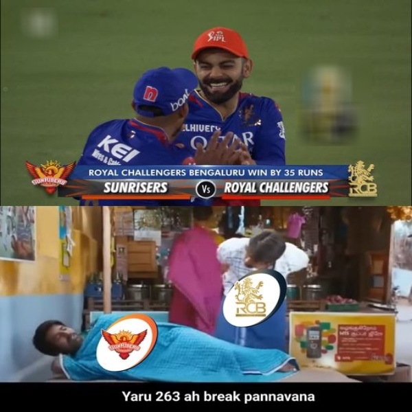 IPL 2024 SRH vs RCB Match Fantastic memes from social media after RCB won by 35 runs against SRH at Hyderabad