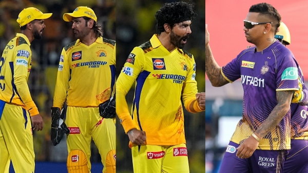 IPL 2024 CSK vs KKR MS Dhoni Ravindra Jadeja plotted Sunil Naraine wicket IPL 2024 CSK vs KKR MS Dhoni Ravindra Jadeja plotted Sunil Naraine wicket