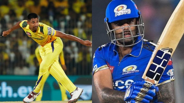 IPL 2024 MI vs CSK - Brilliant catch from mustafizur rahman made suryakumar duck out