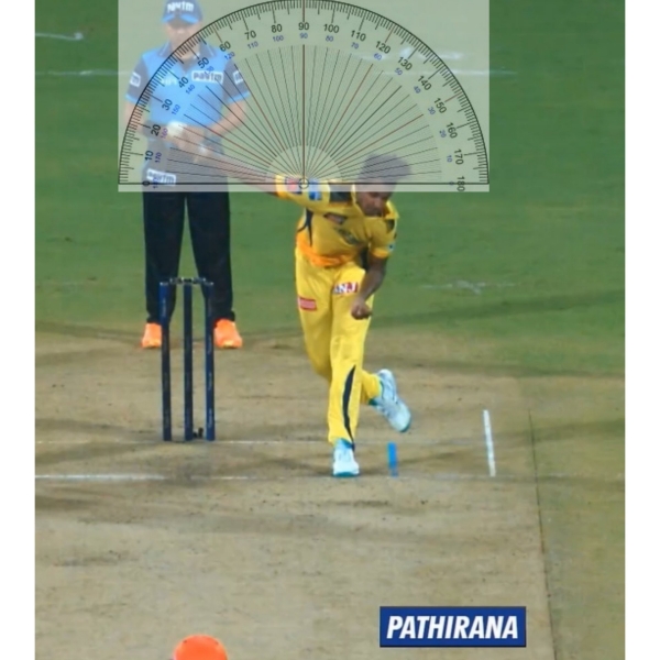 IPL 2024 - Fans accuses CSK Bowler Matheesha Pathirana for his bowling action